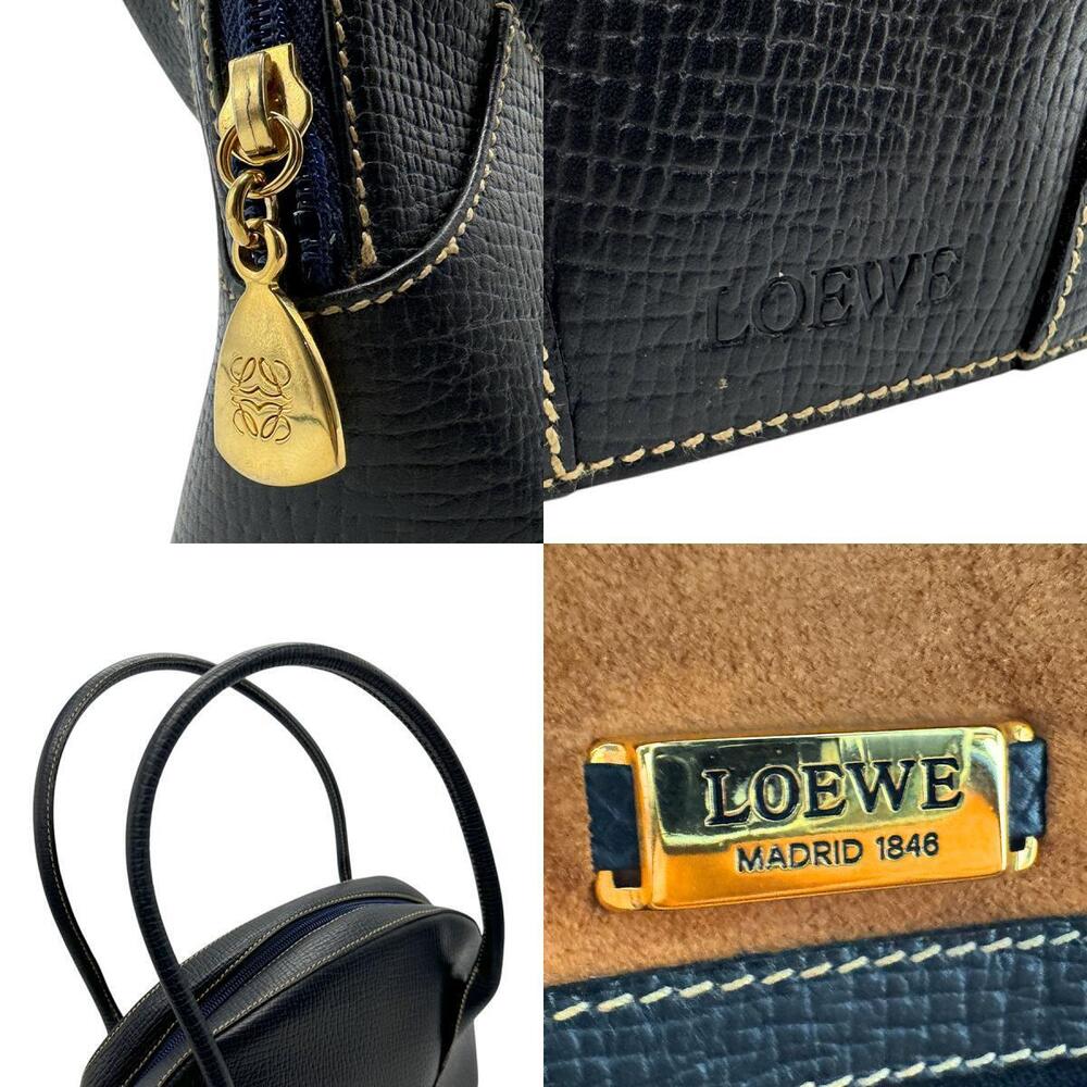 Loewe Black handbag textured anagram stitc leather - Picture 4 of 4